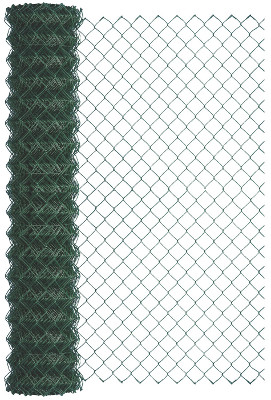 Viereck-Geflecht Rödranet grün für Maschendrahtzäune, Maschenweite 6x6 cm, Drahtstärke 2,8mm
